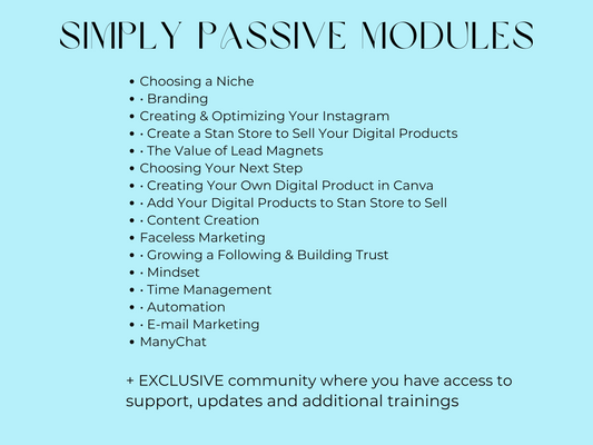 THE ULTIMATE DIGITAL MARKETING COURSE BUNDLE PLR DFY - SIMPLY PASSIVE